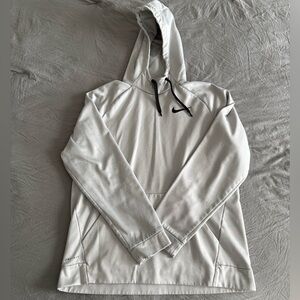 Nike Light Gray Hoodie with Black Logo